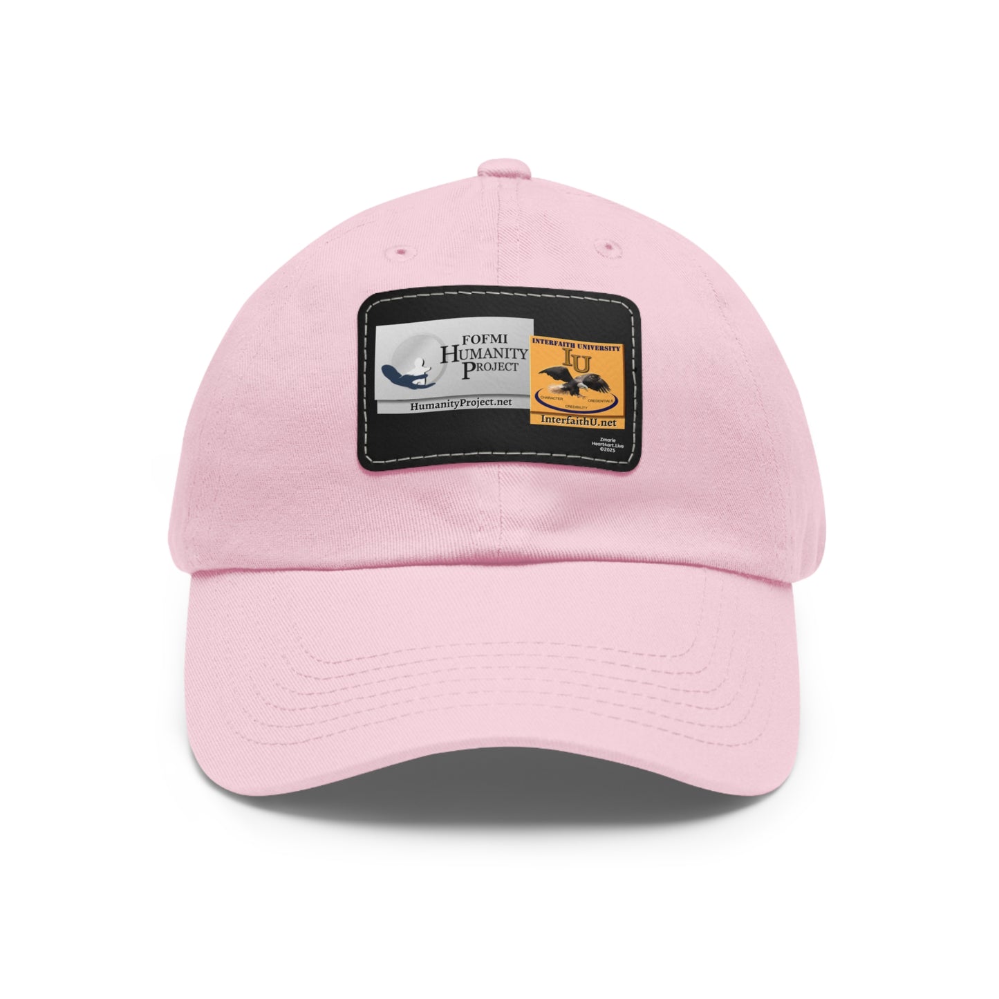 IU/FOFMI Baseball Cap with Leather Patch (Rectangle)