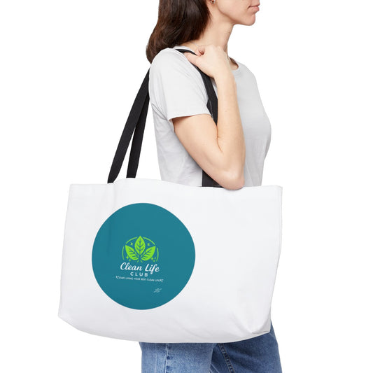 Clean Life Club Weekender Tote Bag