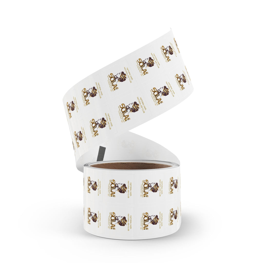 Solae Square Sticker Label Rolls