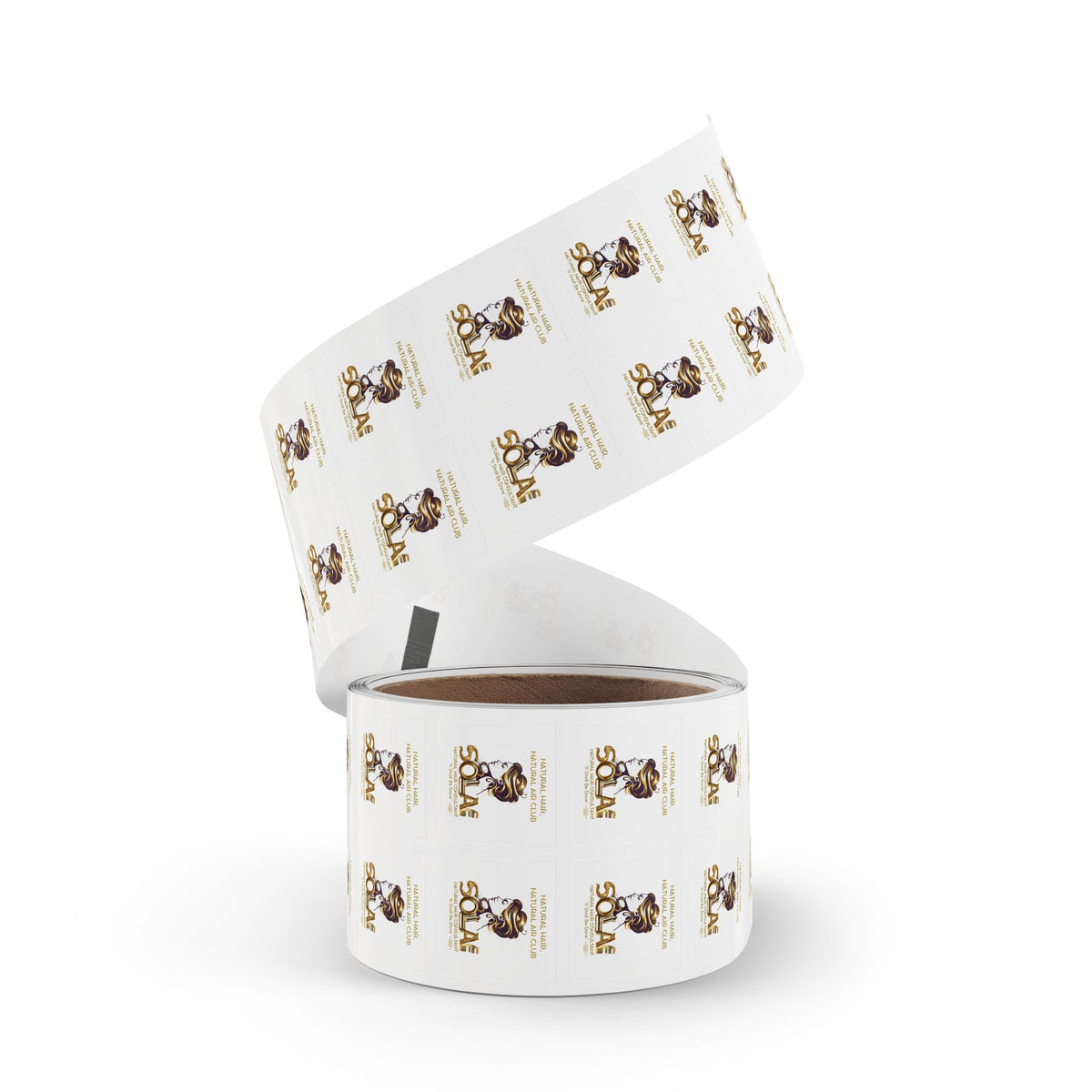 Solae Square Sticker Label Rolls