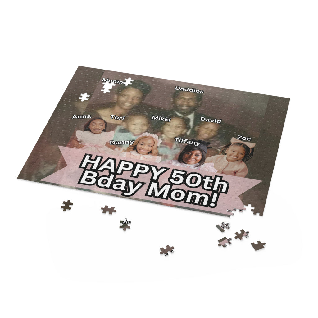 Mom 50th Bday Puzzle (120, 252, 500-Piece)
