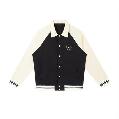 THE GENESIS COLLECTION: THE GARDEN Unisex Contrast Raglan Sleeve Baseball Jacket