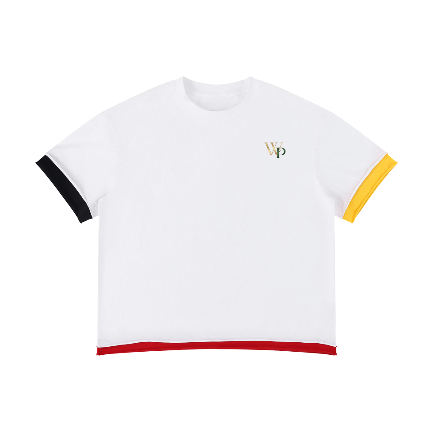 THE GENESIS COLLECTION: GARDEN Unisex Boxy Color Block T-Shirt