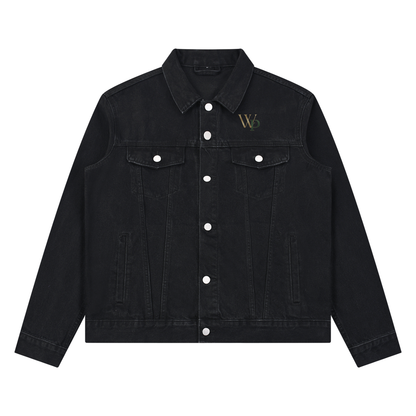 THE GENESIS COLLECTION: THE GARDEN Unisex Vintage Wash Denim Jacket