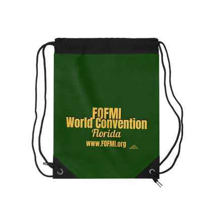 FOFMI WORLD CONVENTION Drawstring Bag (Green)