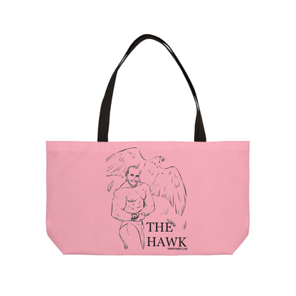 THE HAWK Weekender Tote Bag (Light Pink)