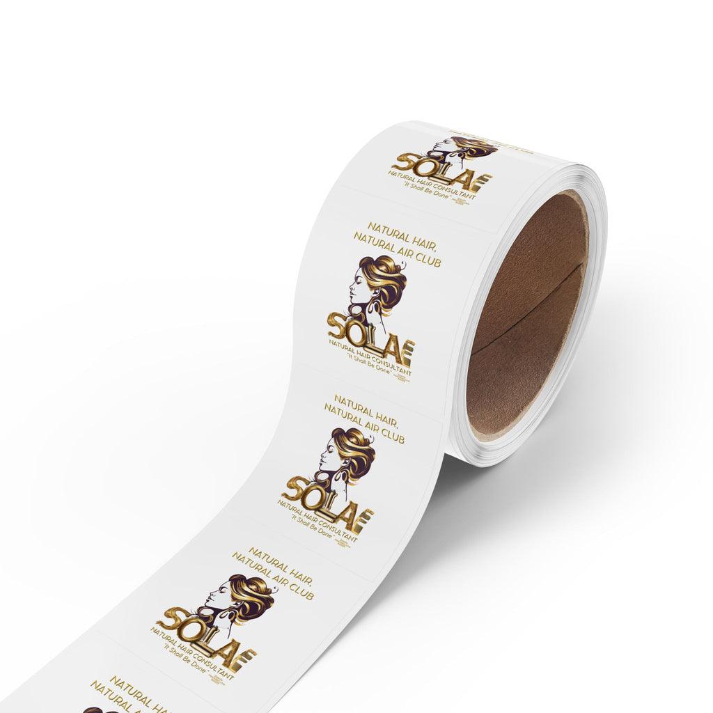 Solae Square Sticker Label Rolls