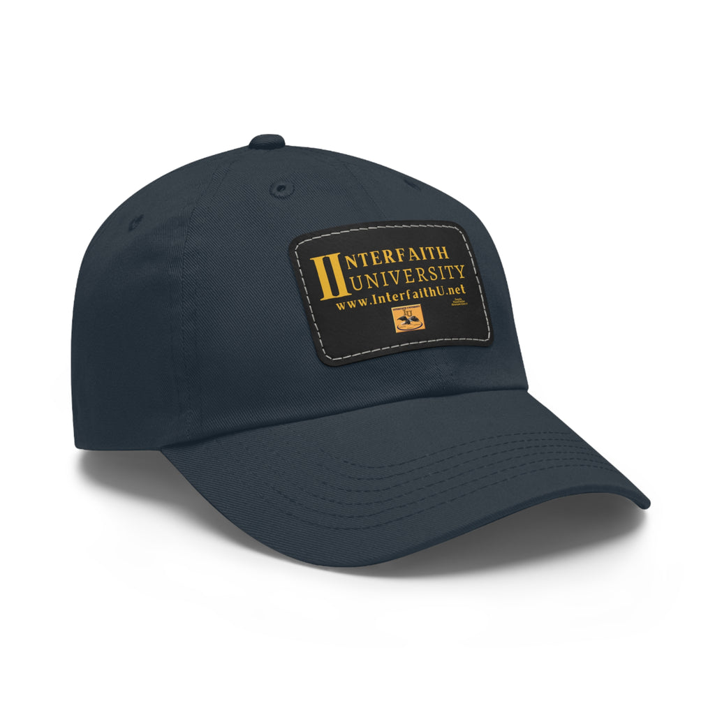Interfaith University Hat with Leather Patch (Rectangle)