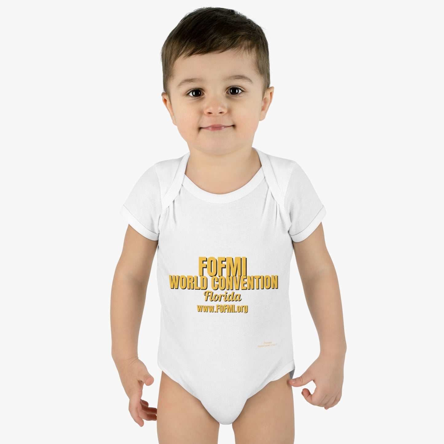 FOFMI WORLD CONVENTION Infant Baby Rib Bodysuit