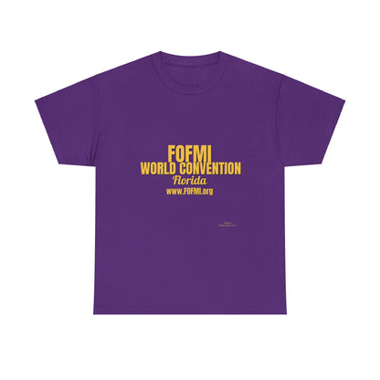 FOFMI WORLD CONVENTION Unisex Heavy Cotton Tee