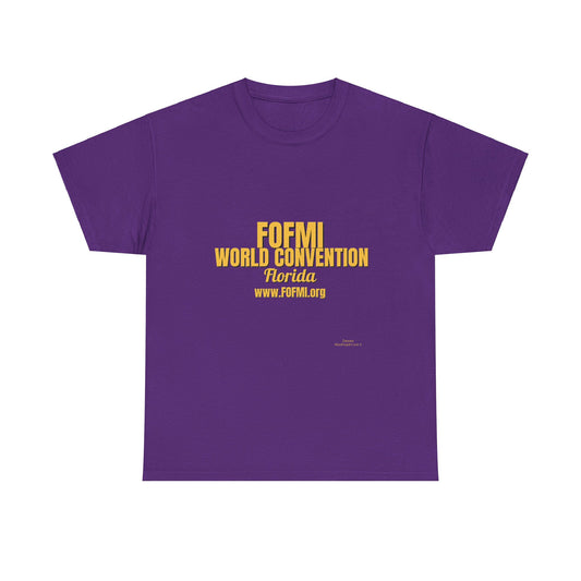 FOFMI WORLD CONVENTION Unisex Heavy Cotton Tee