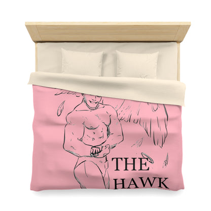 THE HAWK Microfiber Duvet Cover (Light Pink)