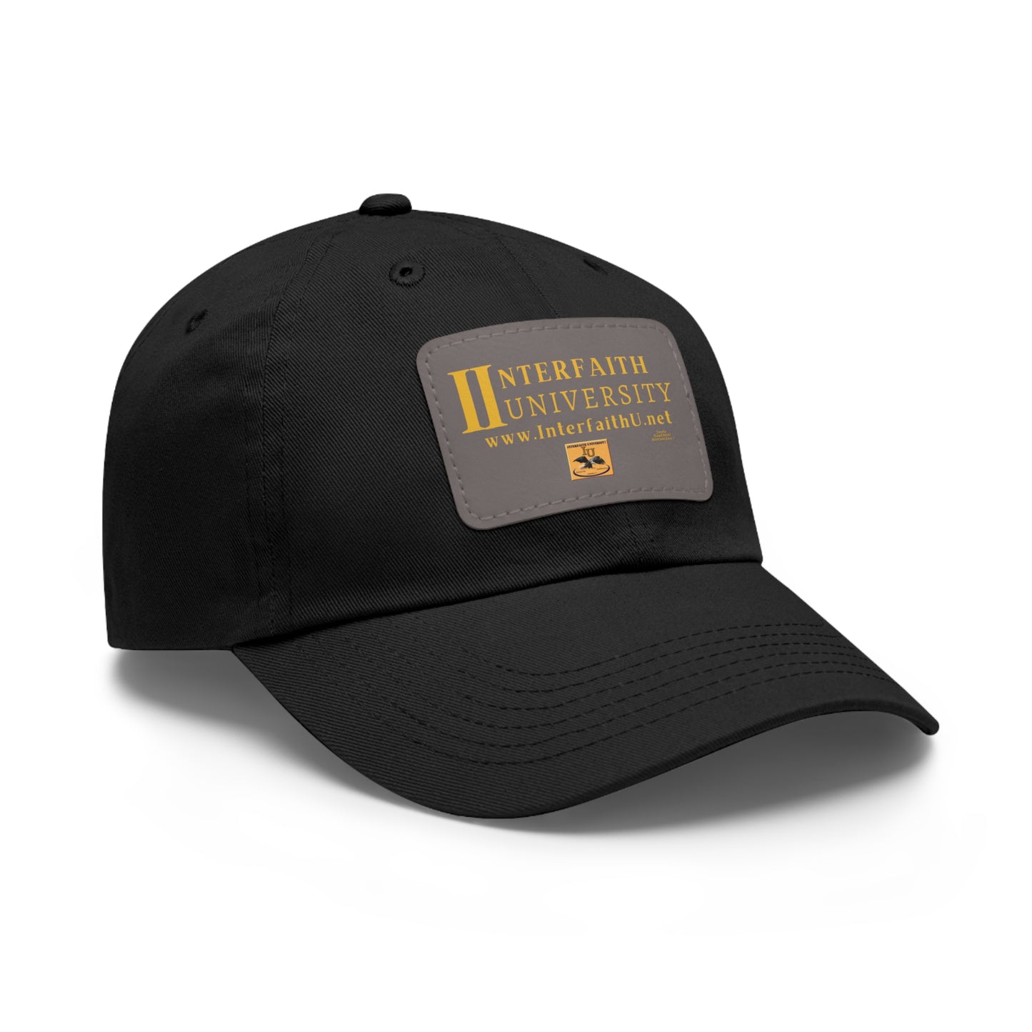 Interfaith University Hat with Leather Patch (Rectangle)