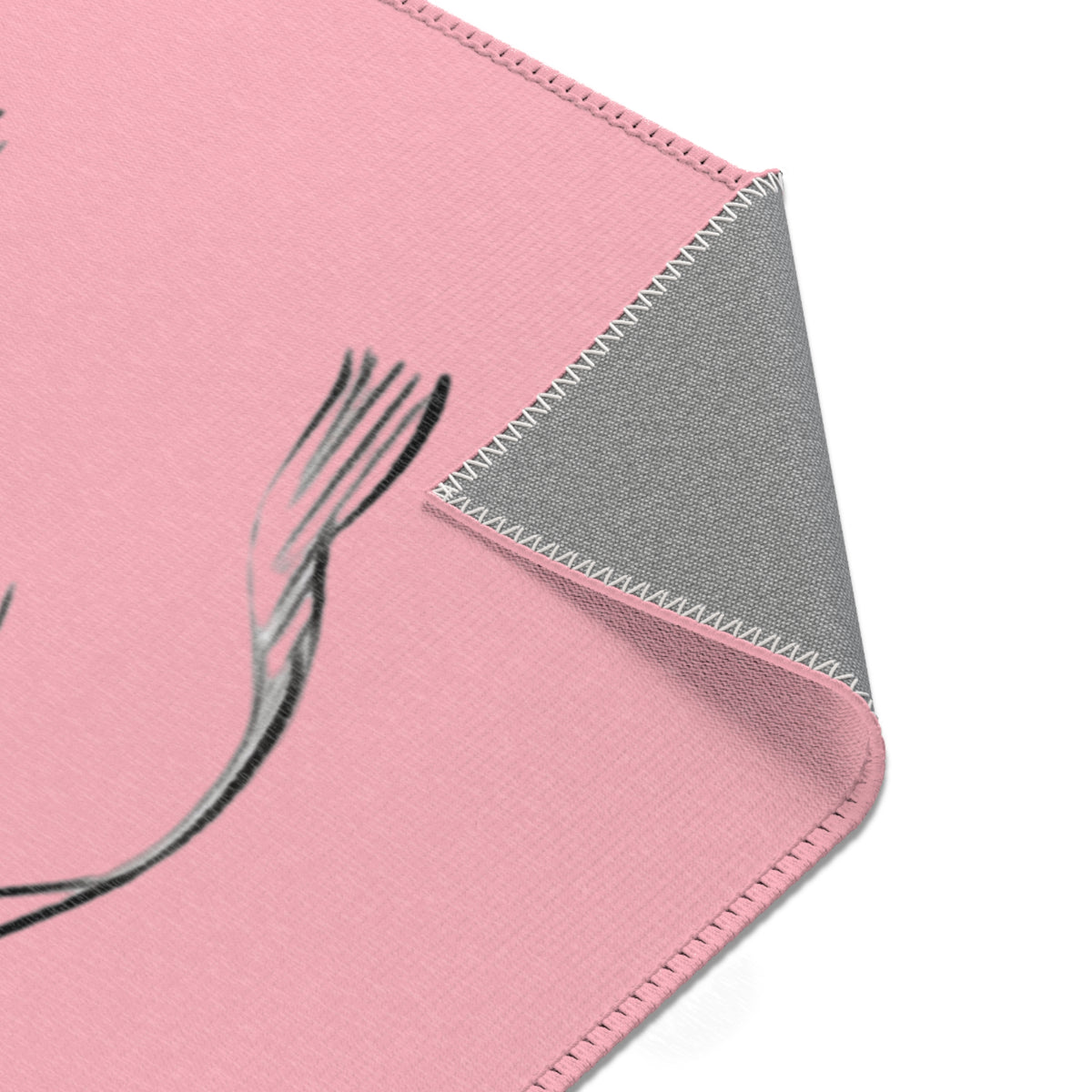 THE HAWK Area Rugs (Light Pink)
