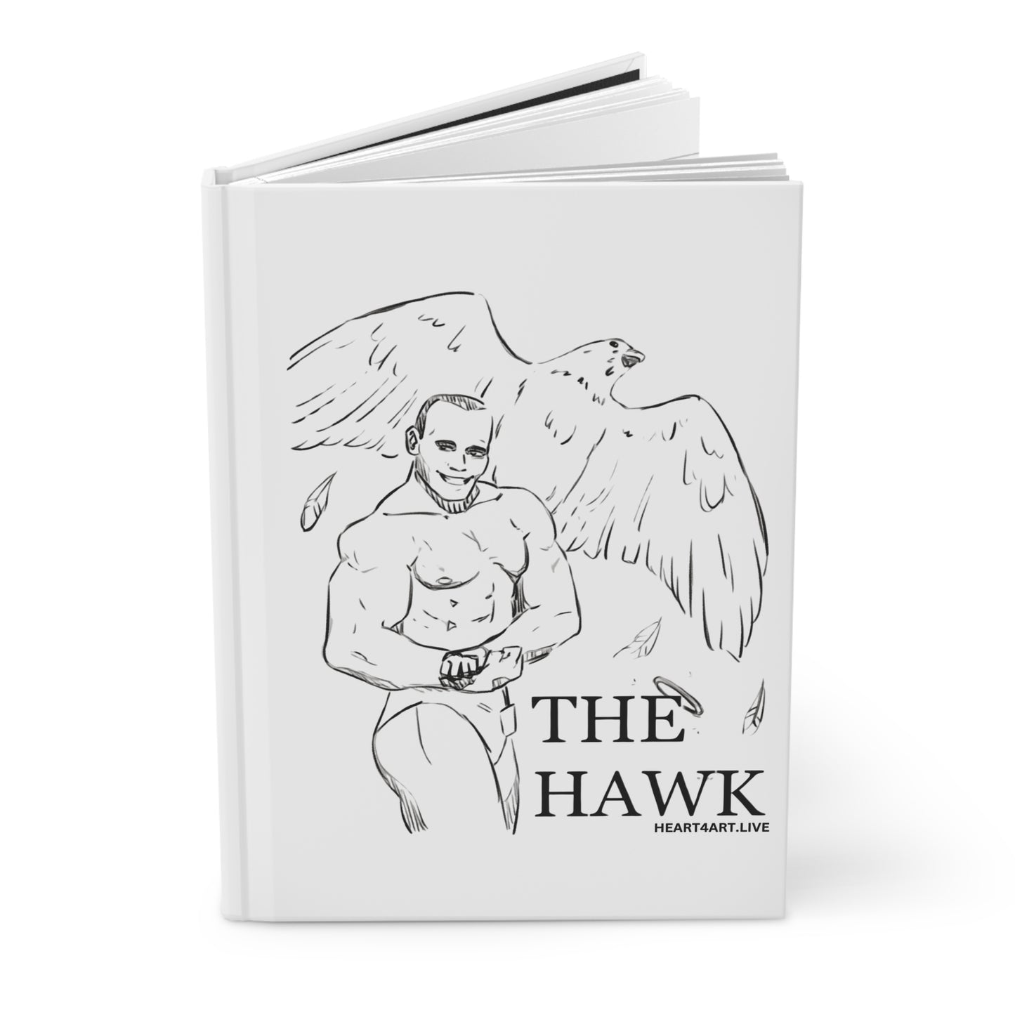 THE HAWK Hardcover Journal Matte