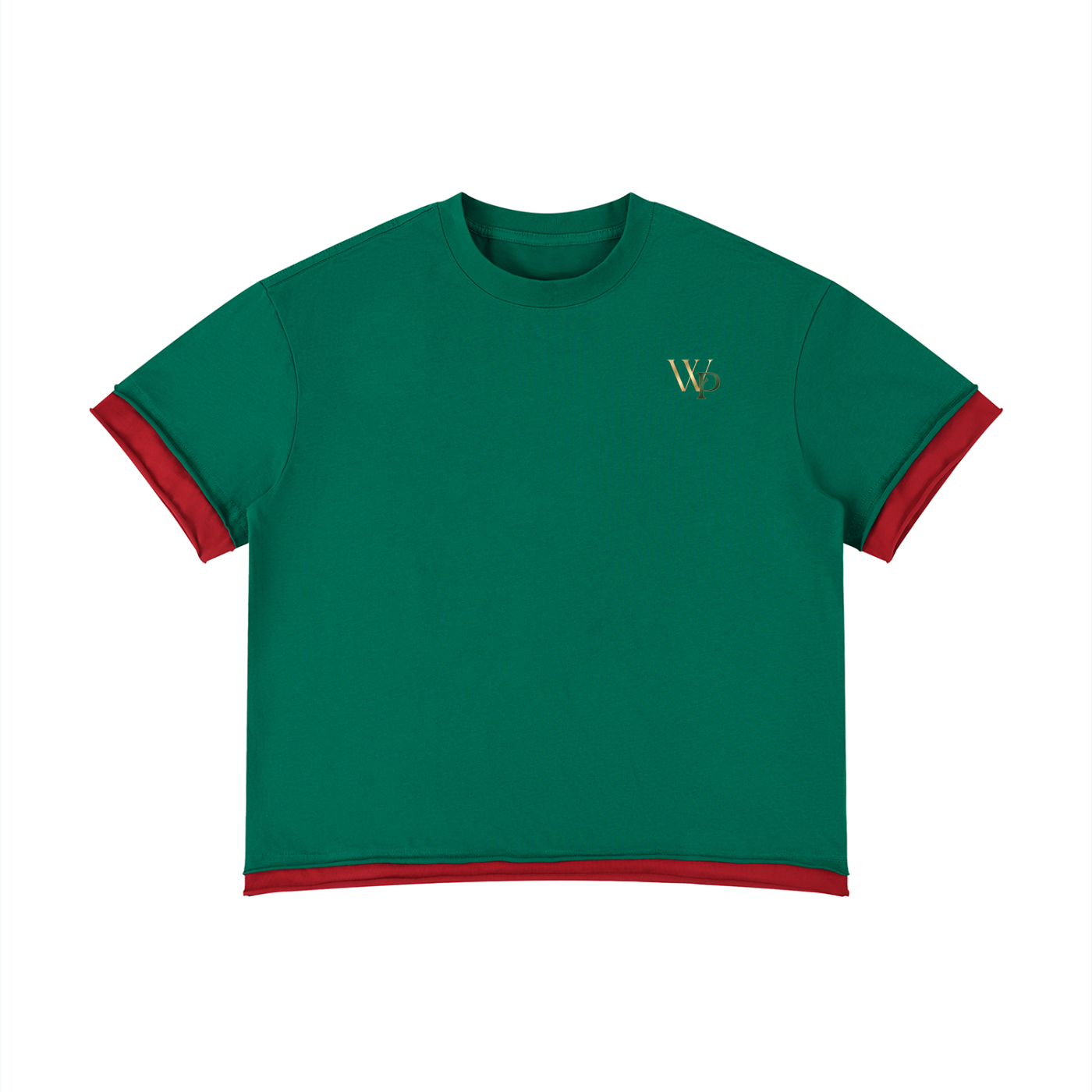 THE GENESIS COLLECTION: GARDEN Unisex Boxy Color Block T-Shirt