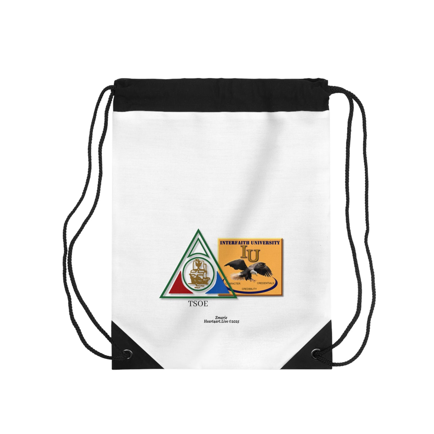COTLG Jewel Dominion and Interfaith University Drawstring Bag