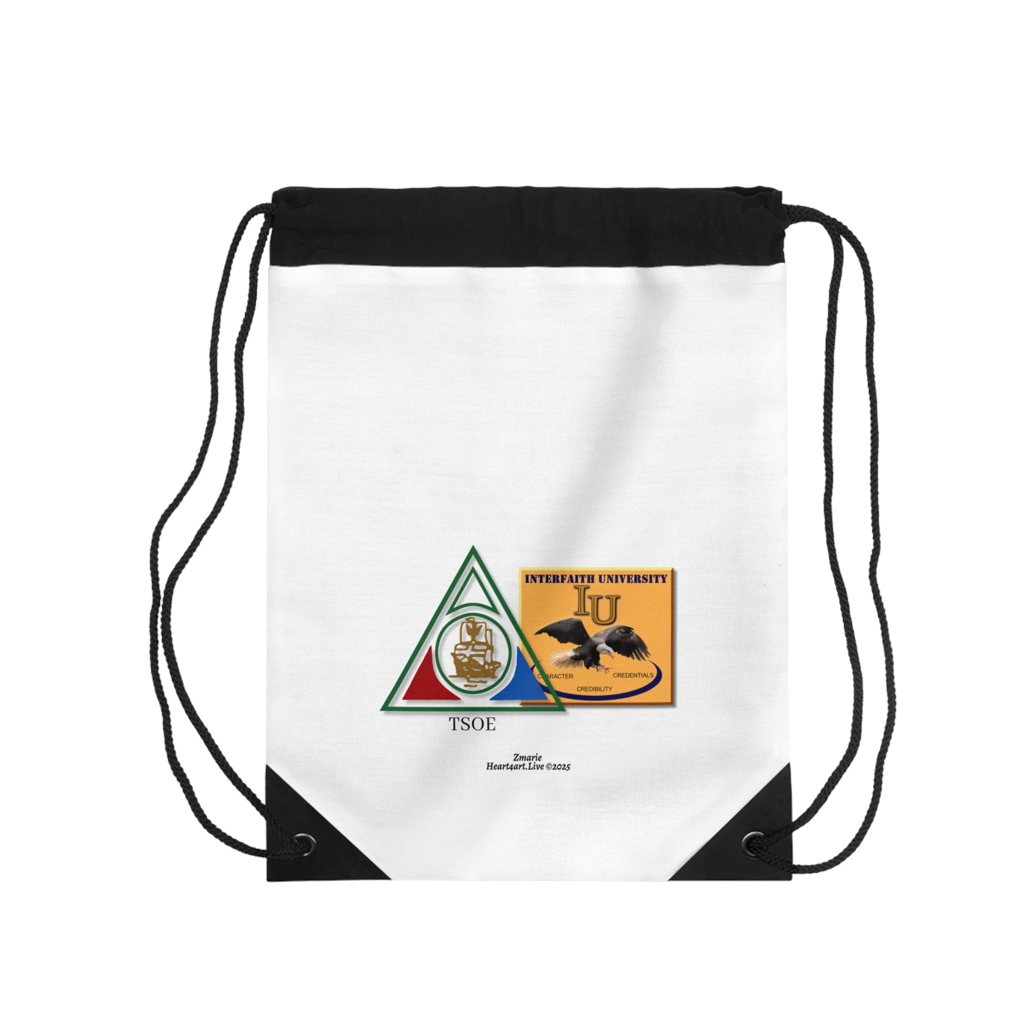 COTLG Jewel Dominion and Interfaith University Drawstring Bag