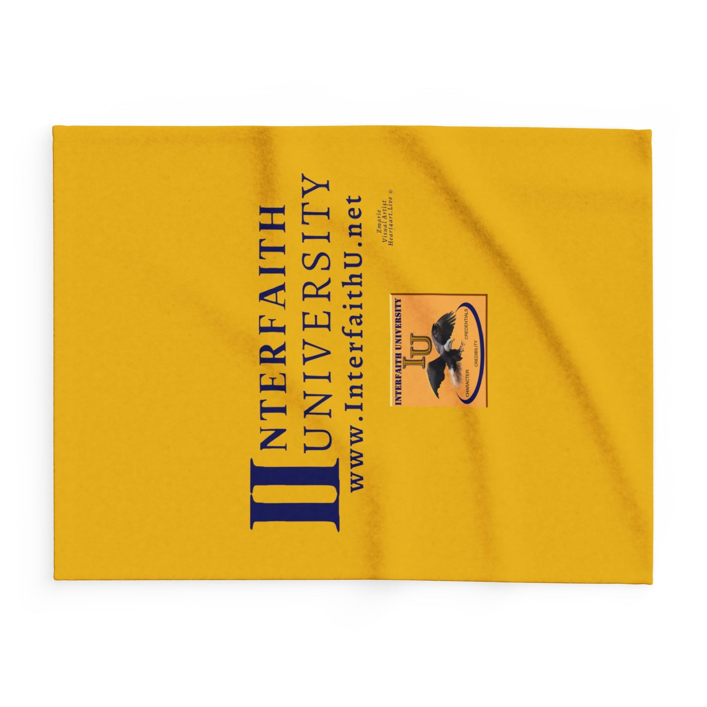 Interfaith University Arctic Fleece Blanket (Gold)