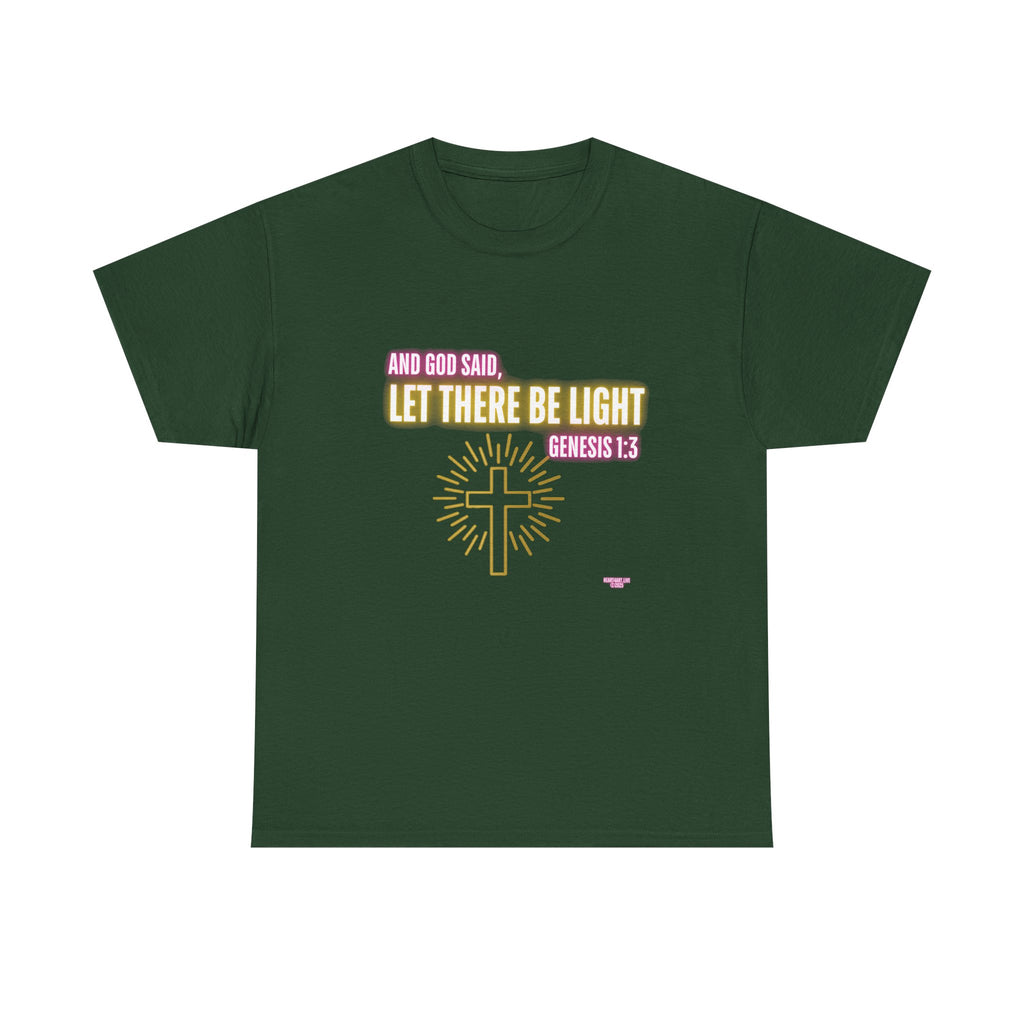 Let There Be Light! Christian Unisex Heavy Cotton Tee