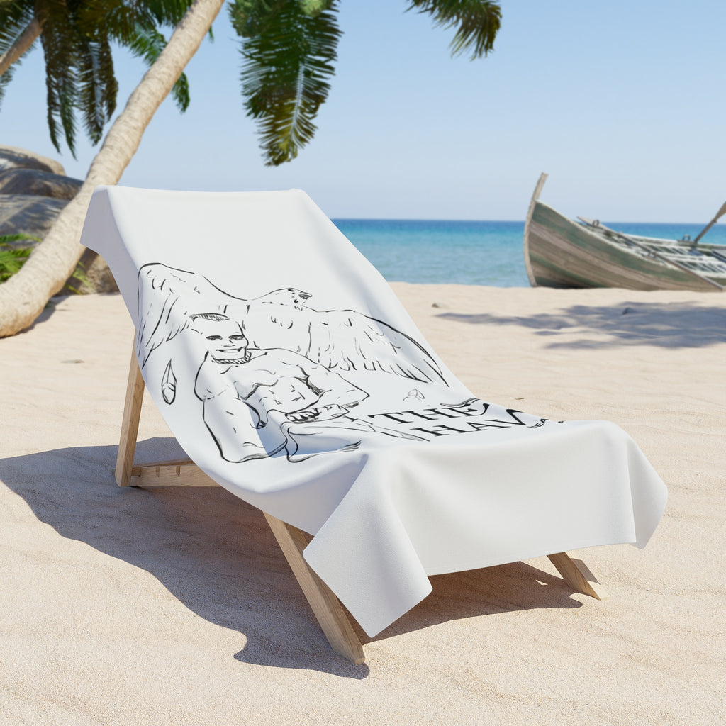THE HAWK Beach Towel