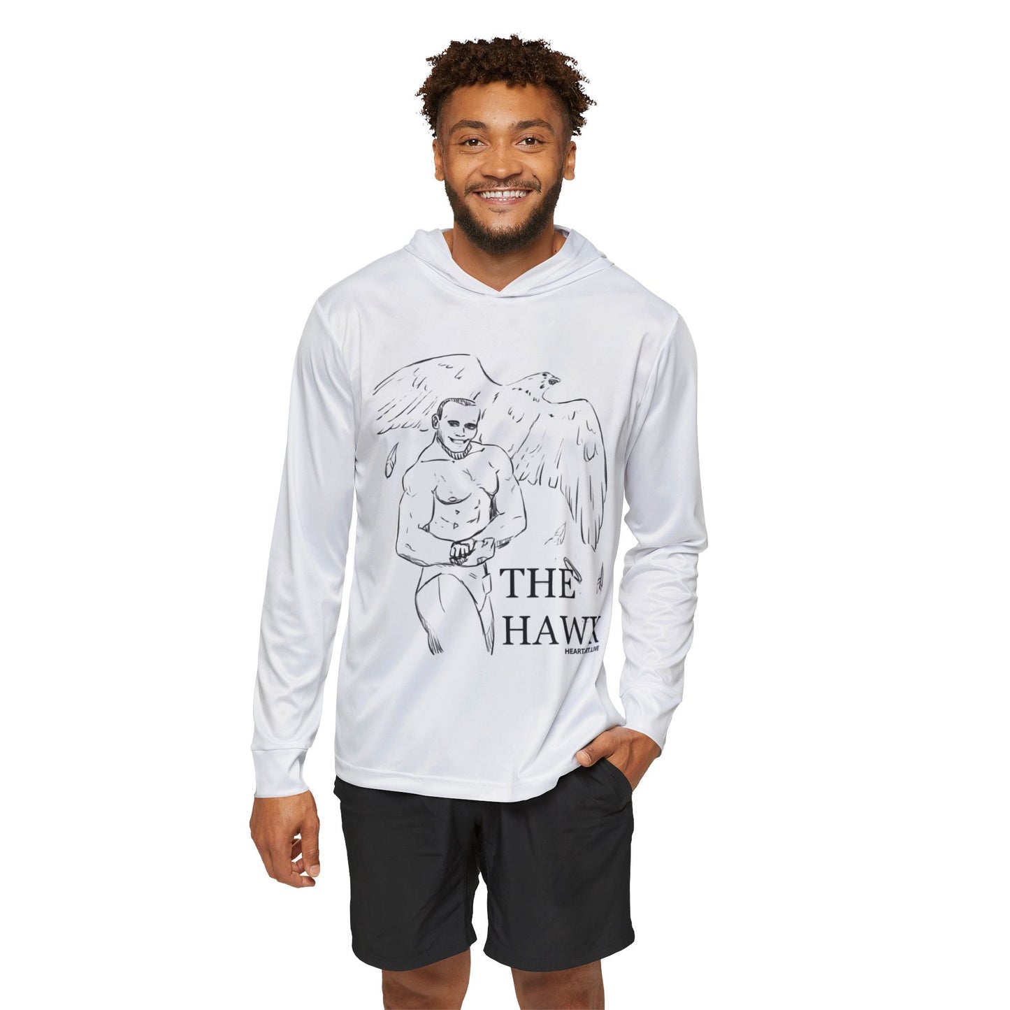 THE HAWK Men's Sports Warmup Hoodie (AOP)