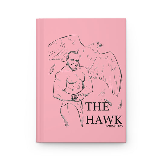 THE HAWK Hardcover Journal Matte (Light Pink)