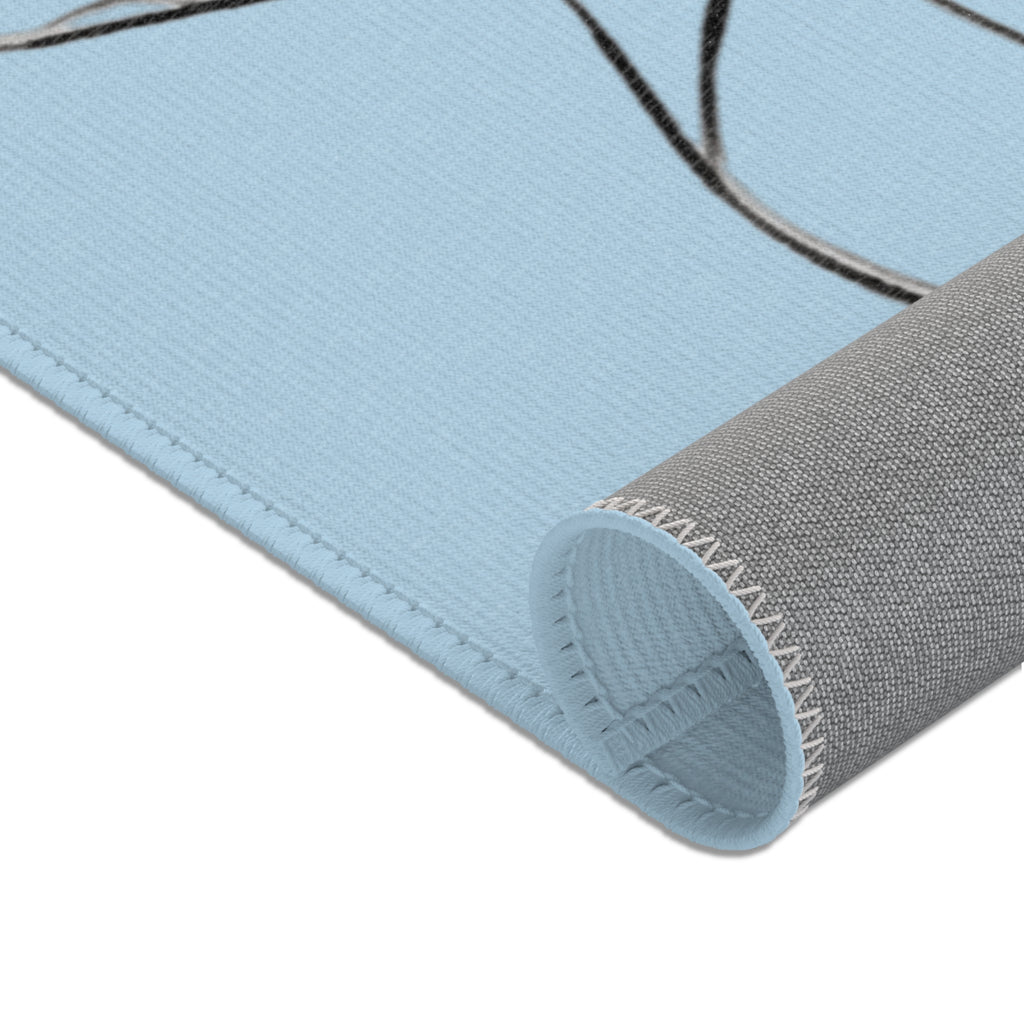 THE HAWK Area Rugs (Light Blue)