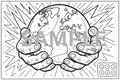 God's Creation Coloring Page Color by Number (Digital)