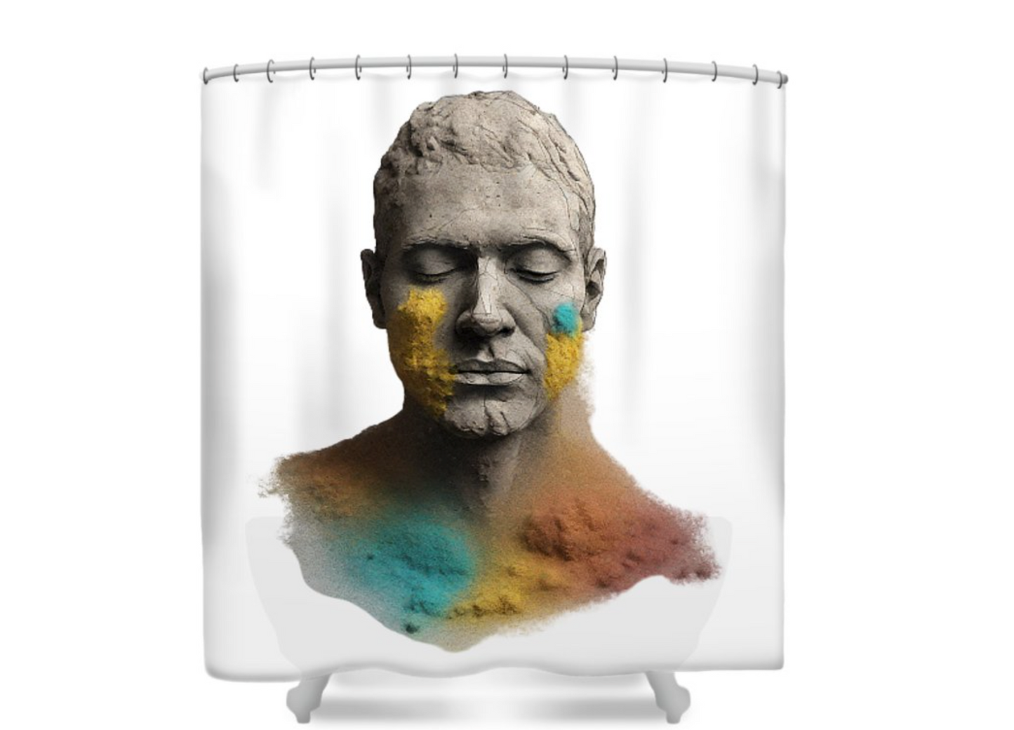 Creation of Man-Interpretation - Shower Curtain