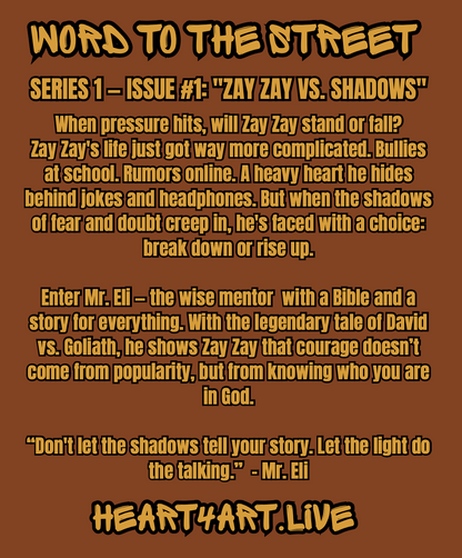 Word to the Street Comic Issue #1 | Zay Zay vs. The Shadows (Christian Hip Hop Series) Ebook