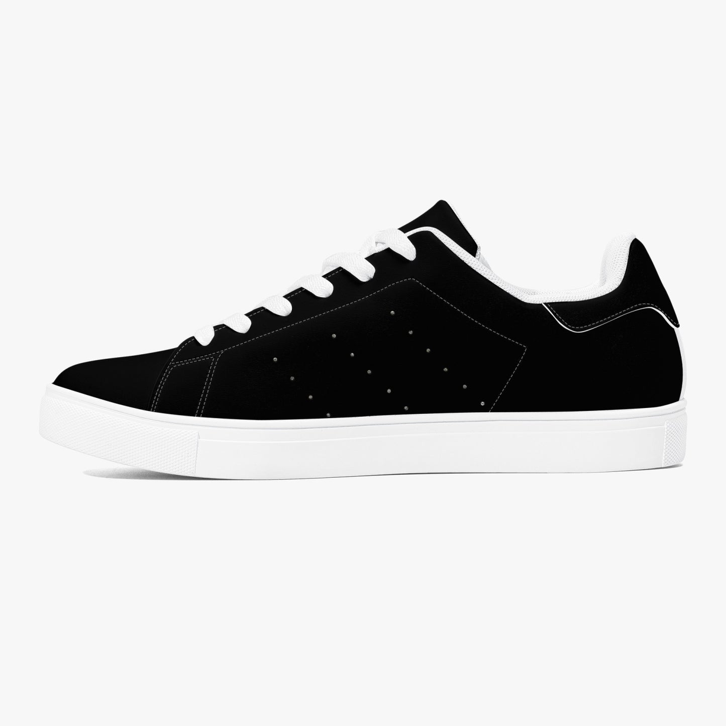 HEART4ART Low-Top Leather Sneakers - White/Black