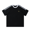 THE GENESIS COLLECTION: GARDEN Unisex Contrast Tape Crewneck Cotton T-Shirt