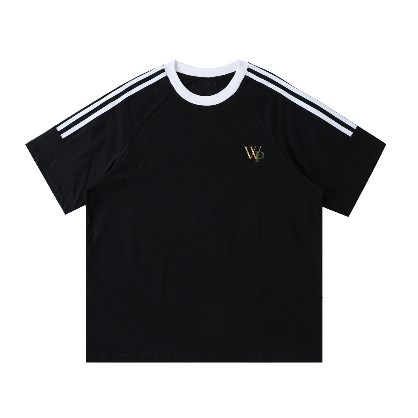THE GENESIS COLLECTION: GARDEN Unisex Contrast Tape Crewneck Cotton T-Shirt