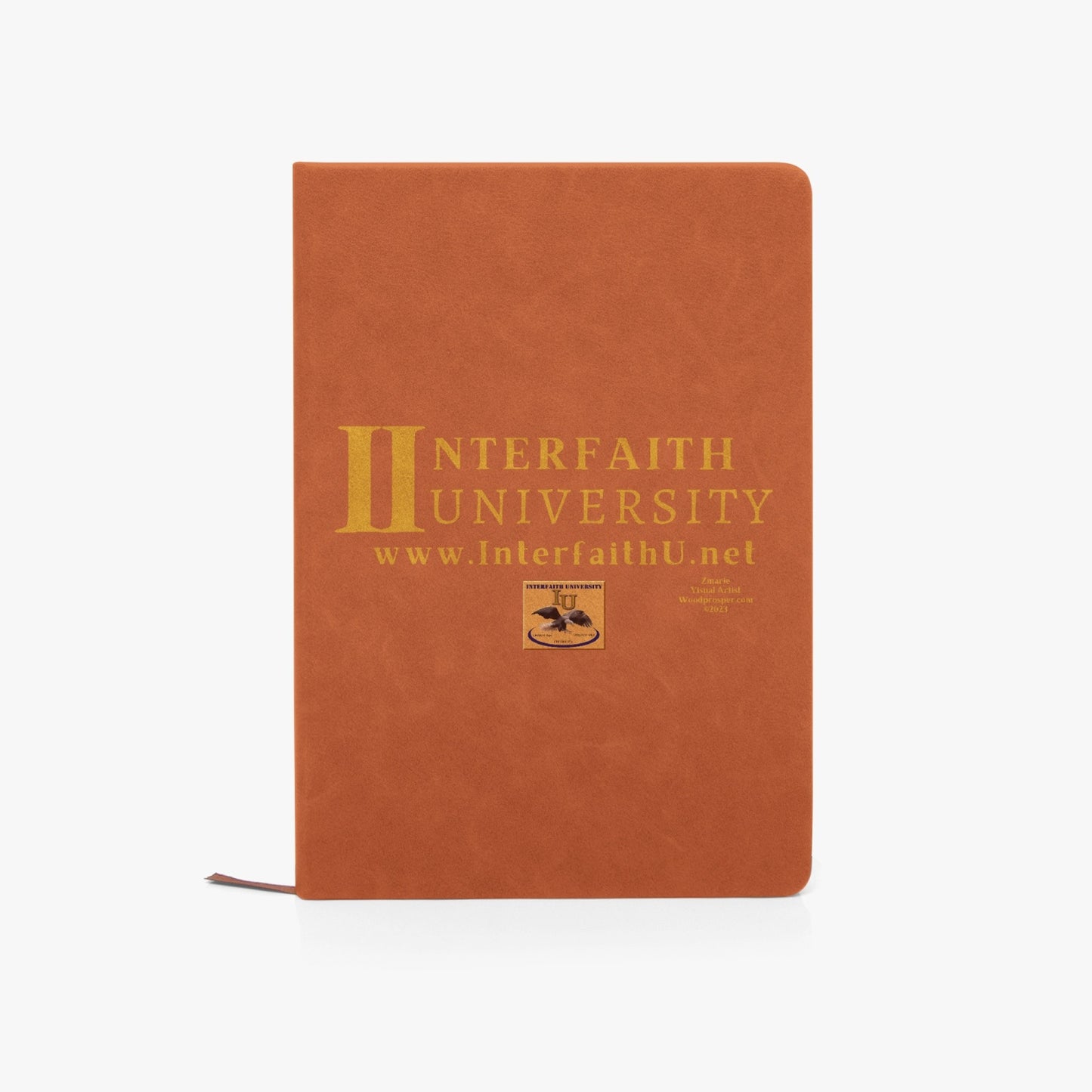 Interfaith University PU Leather Journal Notebook