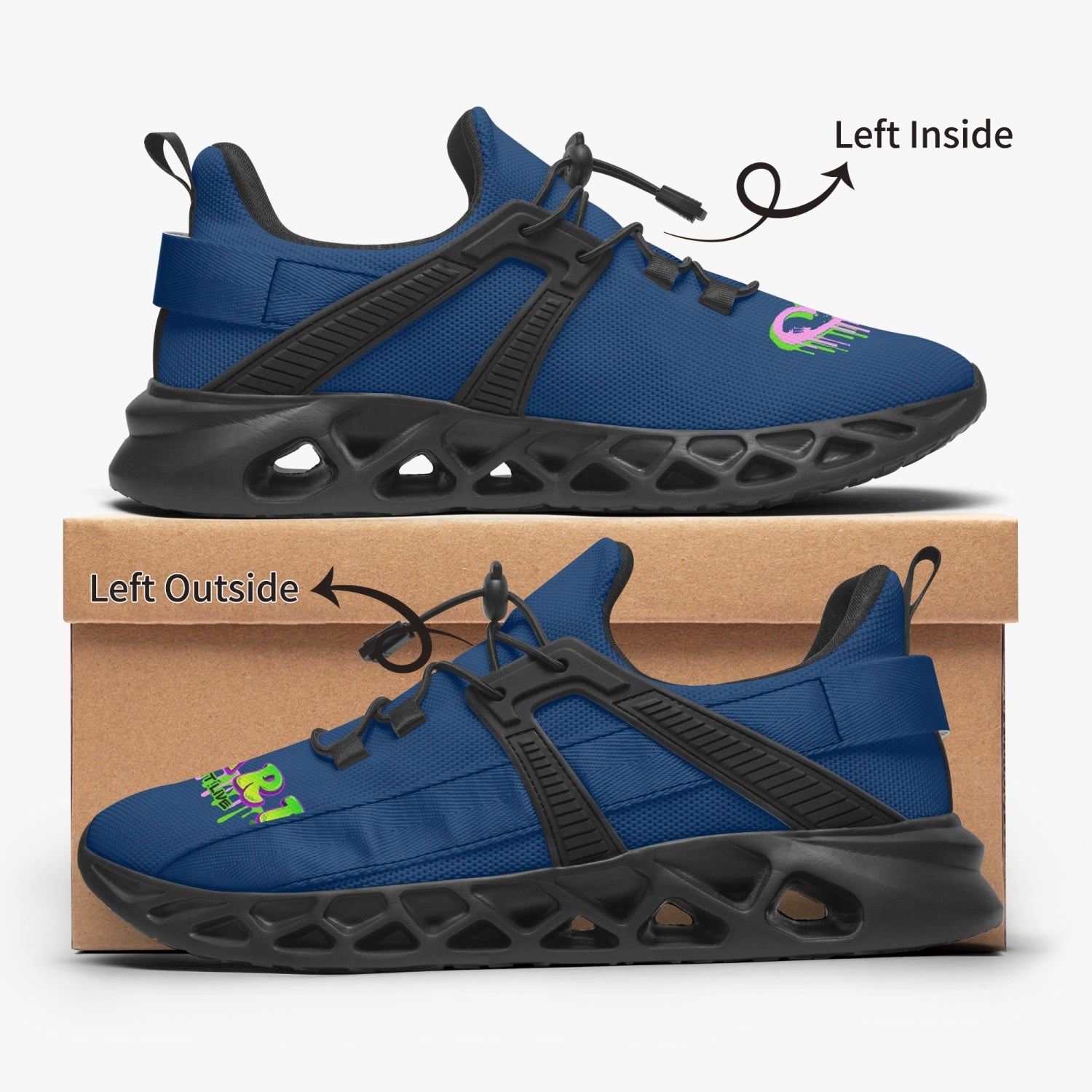 HEART4ART Unisex Mesh Running Shoes