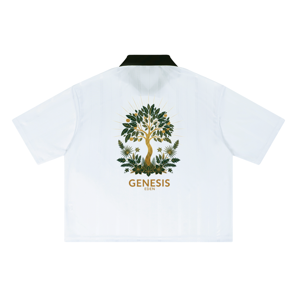 THE GENESIS COLLECTION: GARDEN Unisex Striped Boxy Soccer Jersey