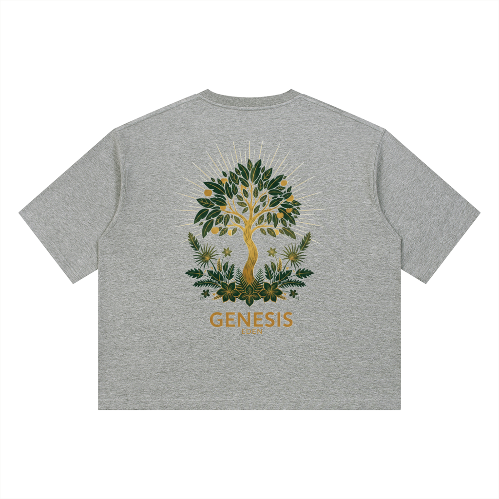THE GENESIS COLLECTION: GARDEN Unisex Heavyweight Boxy T-Shirt