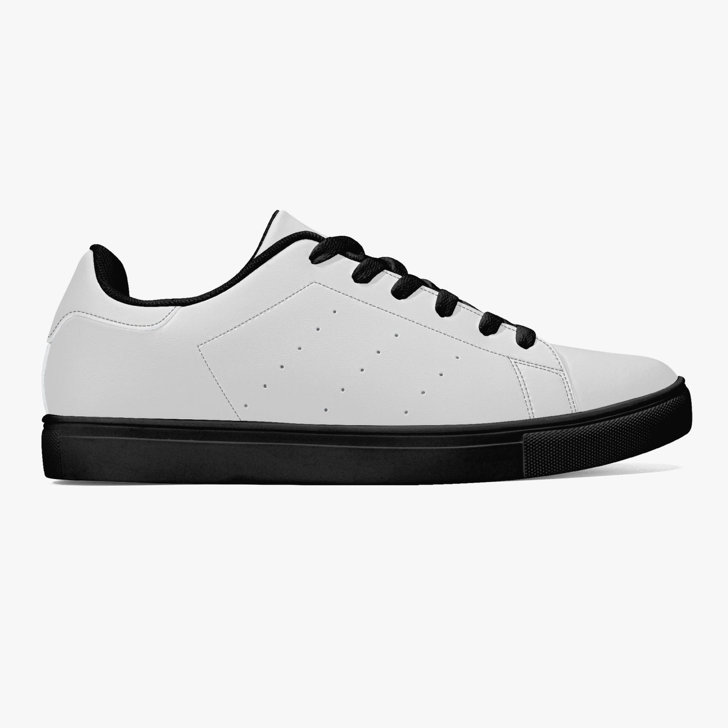 Heart4art Classic Low-Top Leather Sneakers - White/Black