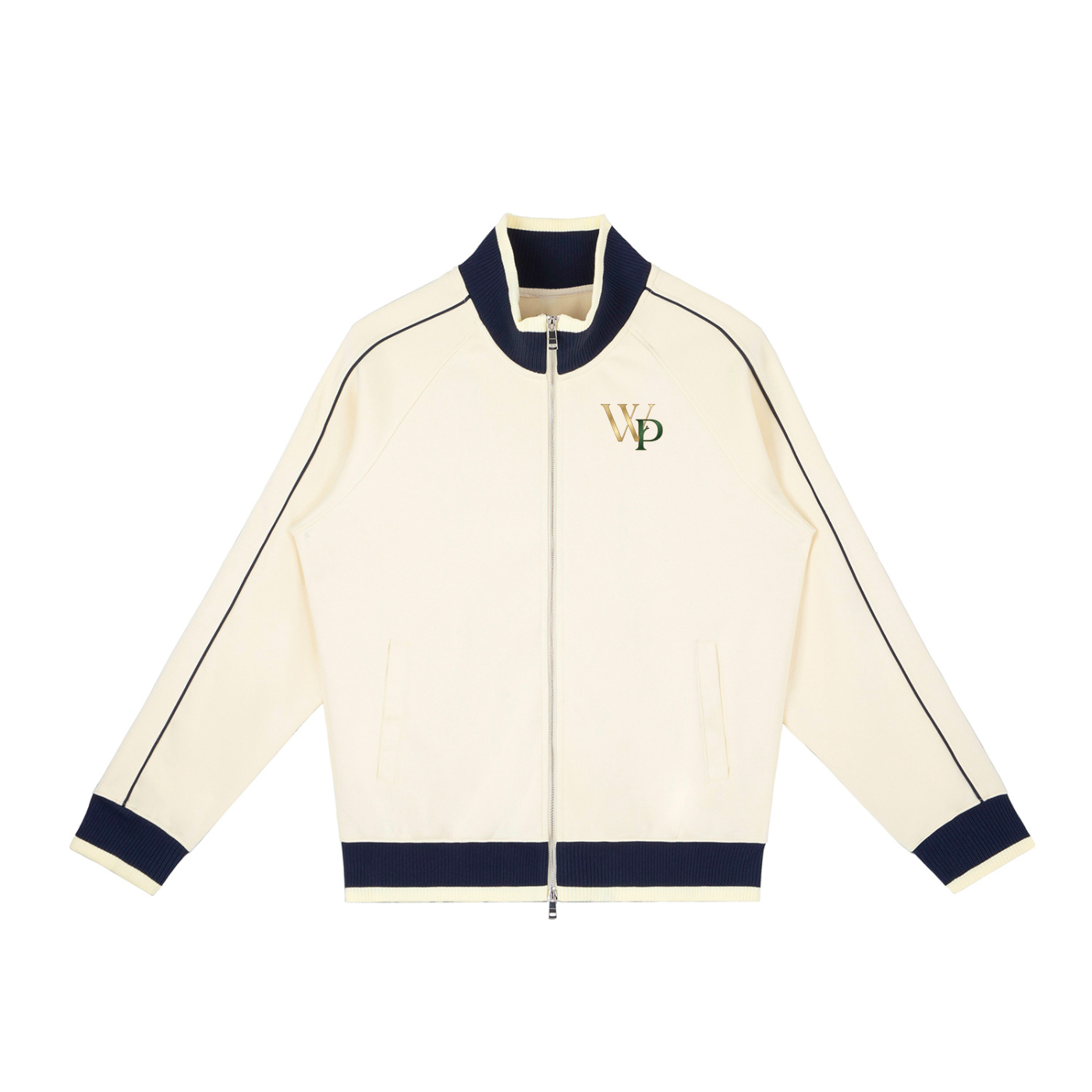 THE GENESIS COLLECTION: THE GARDEN Unisex Color Block Raglan Sleeve Zip Track Jacket