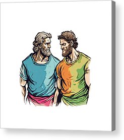 Cain and Abel - Acrylic Print
