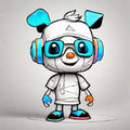 Cartoon Characters With Color- Reference Images (3 parts)