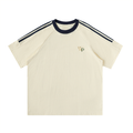 THE GENESIS COLLECTION: GARDEN Unisex Contrast Tape Crewneck Cotton T-Shirt