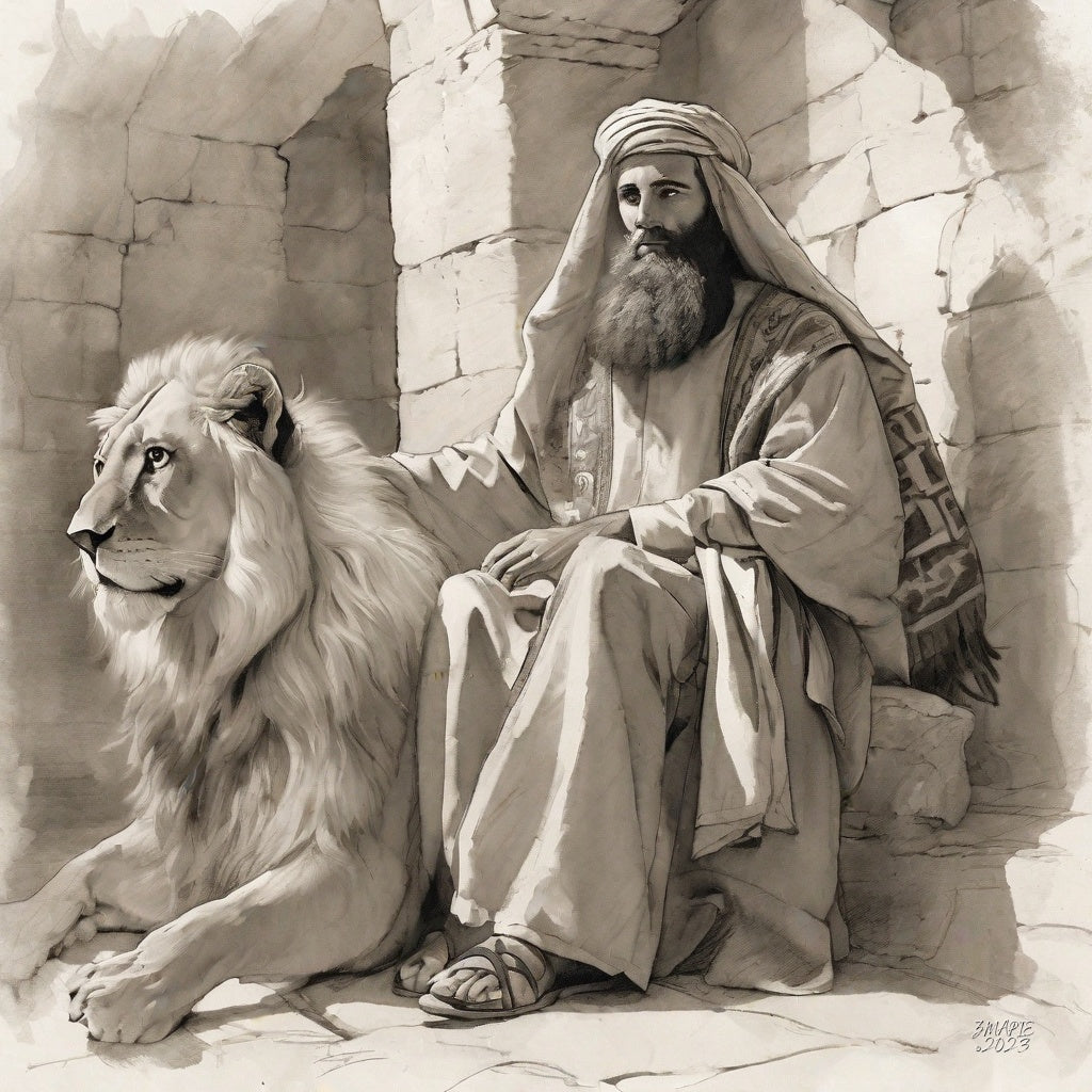 Daniel In The Lions Den- Reference Image