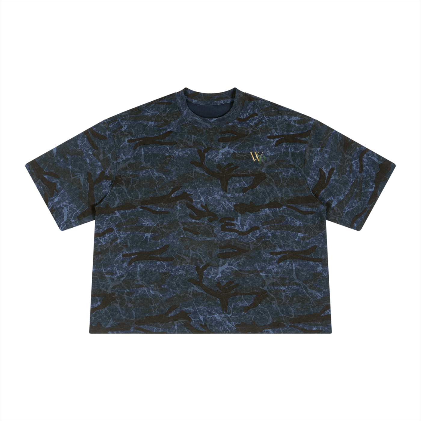 THE GENESIS COLLECTION: GARDEN Unisex Boxy Camo Print T-Shirt