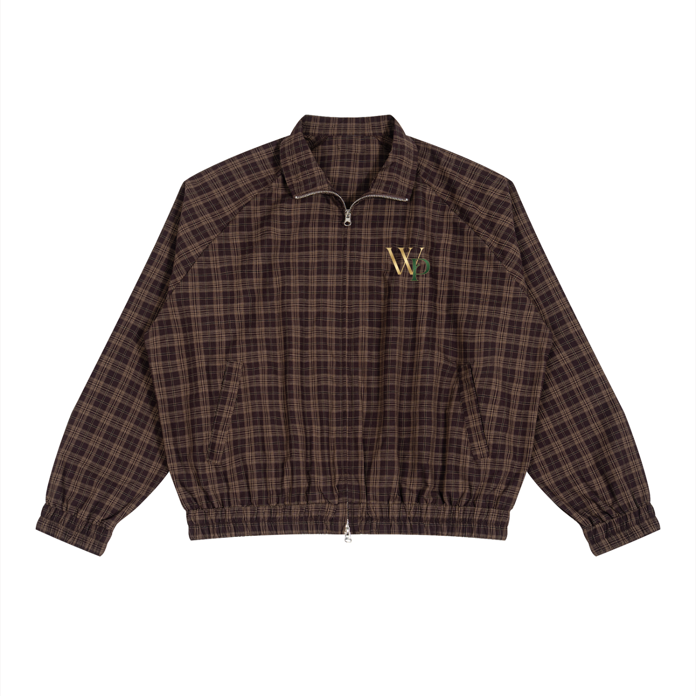 THE GENESIS COLLECTION: THE GARDEN Unisex Plaid Full-Zip Track Jacket