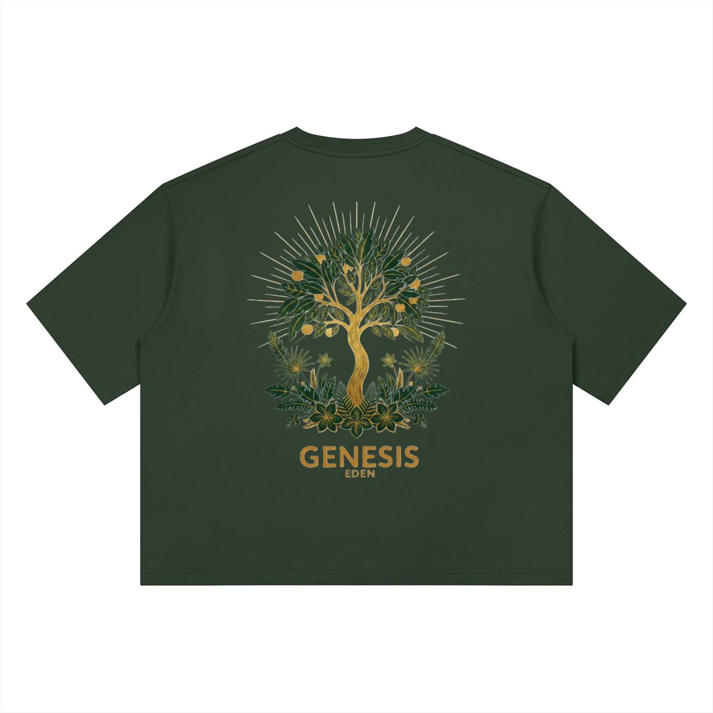 THE GENESIS COLLECTION: GARDEN Unisex Heavyweight Boxy T-Shirt