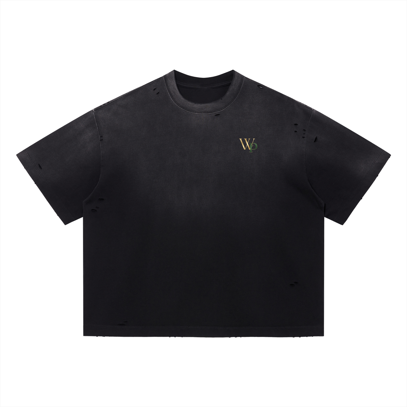 THE GENESIS COLLECTION: GARDEN Unisex Vintage Washed Distressed Boxy Oversized T-Shirt