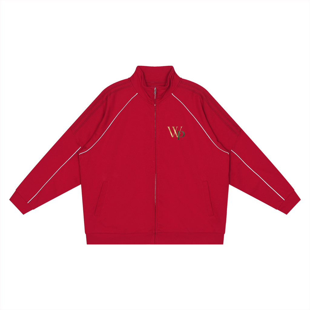 THE GENESIS COLLECTION: THE GARDEN Unisex Reflection Striped Raglan Sleeve  Jacket