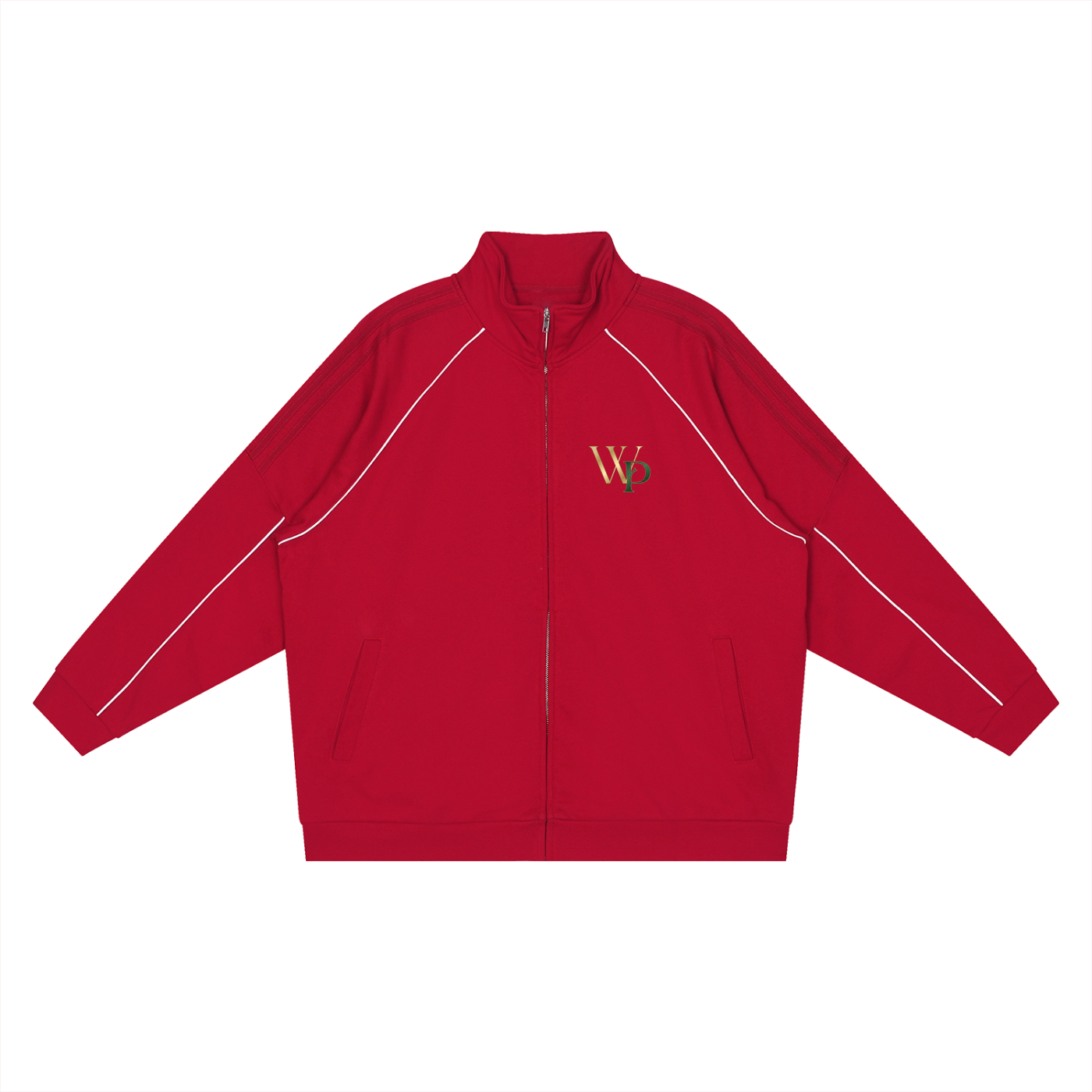 THE GENESIS COLLECTION: THE GARDEN Unisex Reflection Striped Raglan Sleeve  Jacket